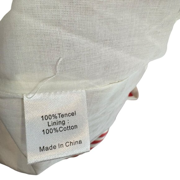 Tuckernuck NEW Red Rogue Stripe Sleeveless Classic Modest Maxi Dress Size S - Picture 9 of 10